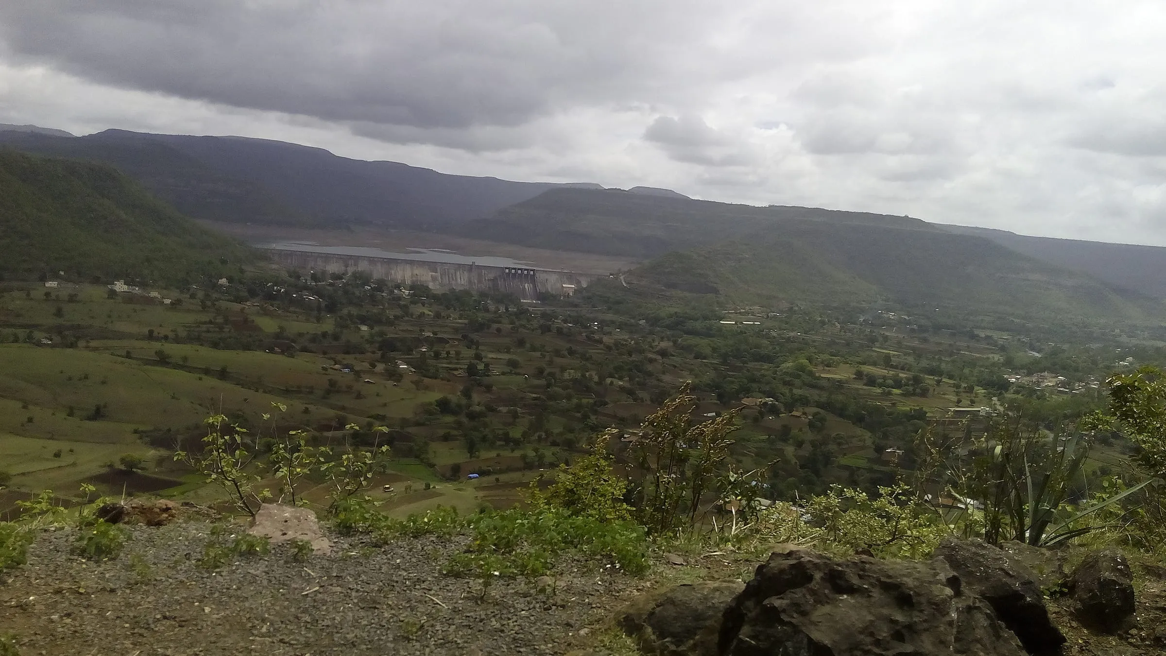 Green Sahyadri hills on the road to Bhimashankar